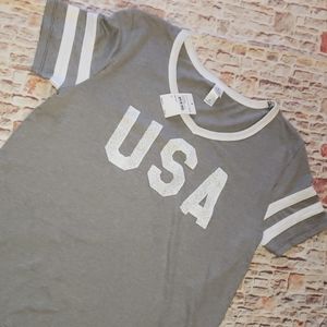 USA T Shirt Top Medium NWT